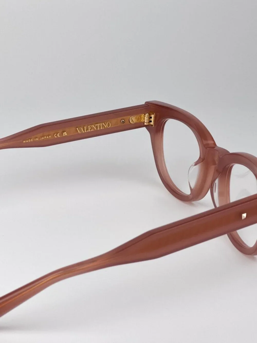 Valentino V-ESSENTIAL-V VLX-163 C Square Eyeglasses – Pink (Unisex)